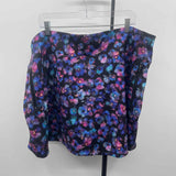 MTA sport Women's Size 24 Black Floral Skirt