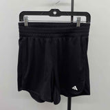 Adidas Junior's Size S Black Solid Shorts