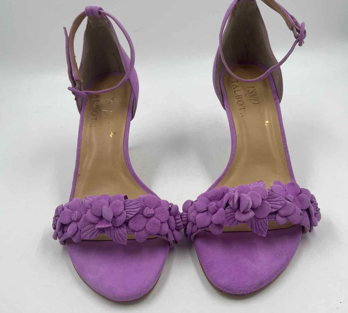 Talbots Women's Shoe Size 7.5 Lilac Floral Heels