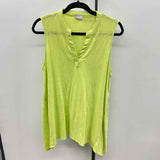 Chico's Women's Size L Green Heathered Sleeveless Shirt