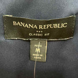 Banana Republic Women's Size MP Navy Solid Long Sleeve Shirt