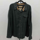 CQR Men's Size 3X Charcoal Solid Long Sleeve Shirt