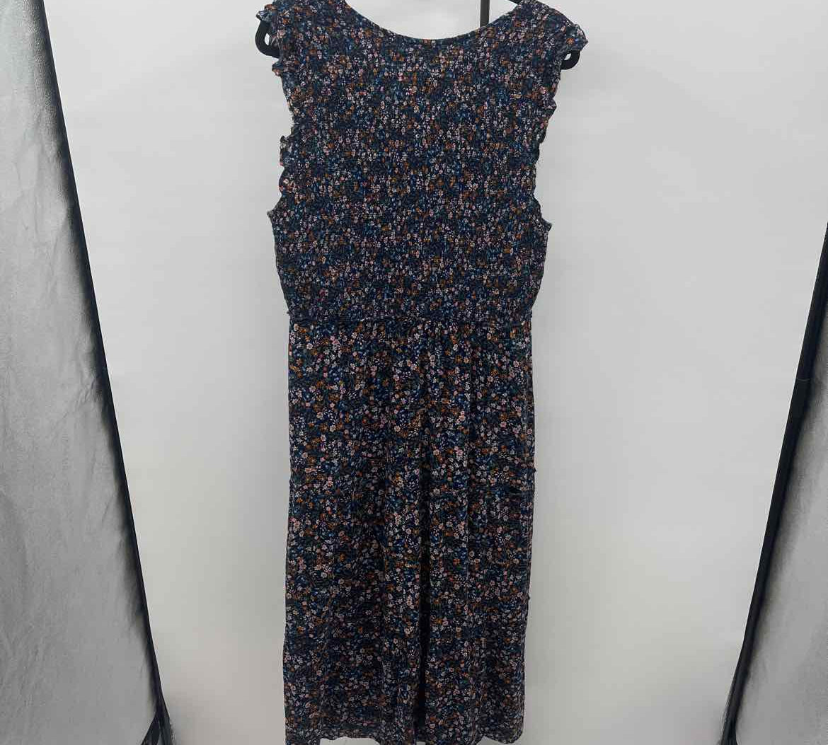 Old Navy Junior's Size 16 Navy Floral Dress