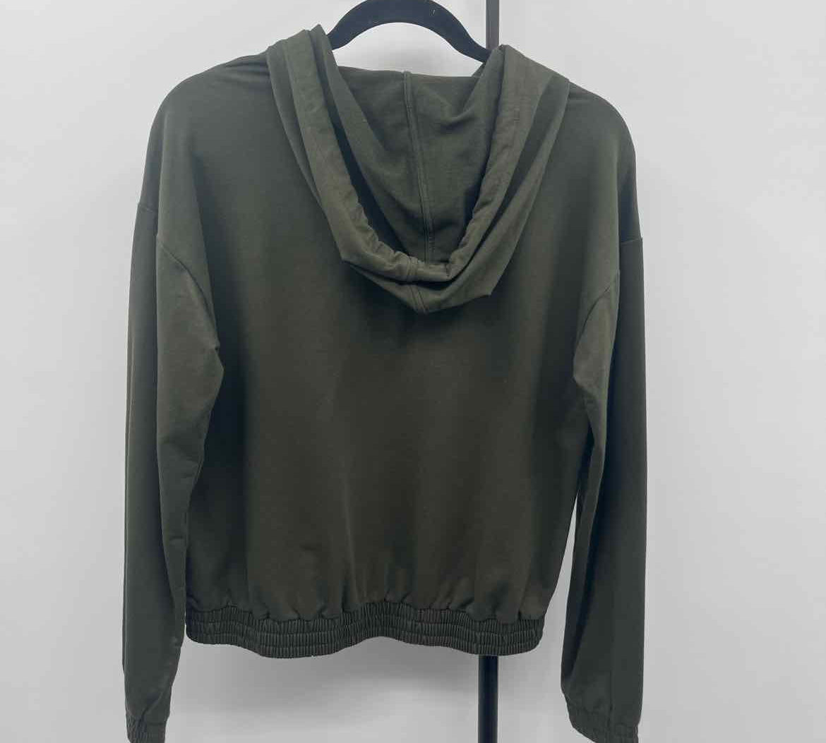 Michael Kors Women's Size S Green Solid Sweatshirt