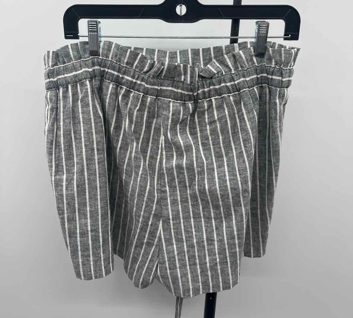 Express Women's Size 10 Charcoal Stripe Shorts
