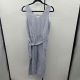 Talbots Women's Size 6P Blue Stripe Jumper