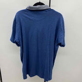 Columbia Men's Size XL Blue Solid Short Sleeve Shirt