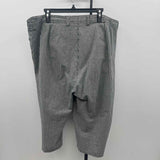 Gloria Vanderbilt Women's Size 22W Black Gingham Capris