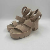 Madden Girl Women's Shoe Size 6 Beige Solid Sandals