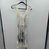 Pretty Woman Women's Size 0 Ivory Newsprint Dress
