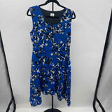 CABI Women's Size 10 Blue Abstract Dress