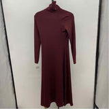 OGL Women's Size 10 maroon Solid Dress