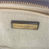TORY BURCH Taupe Chevron Quilted Leather KIRA Small Camera Bag Style Crossbody Purse