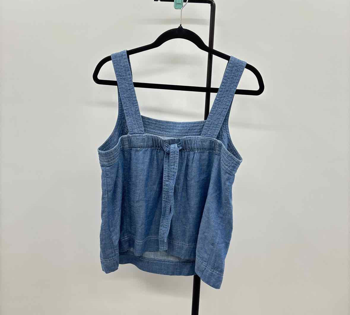 Talbots Women's Size M Blue Solid Tank