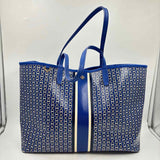Tory Burch Women's Blue Luxe Chain Purse