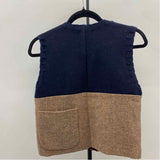 BaaBaaZuzu Women's Size S Navy Patchwork Vest