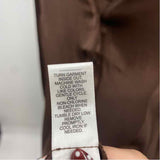 Versona Women's Size S Brown Solid Long Sleeve Shirt