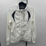 Athleta Women's Size L White Solid Jacket