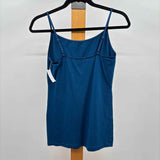 CABI Women's Size S Blue Solid Tank