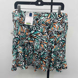 Coral Bay Women's Size 14 Green Leaf Skirt