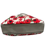 Coach Women's Red Luxe Floral Purse