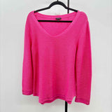 Talbots Women's Size L Pink Solid Sweater