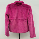 Active USA Women's Size L Fuschia Plush Jacket