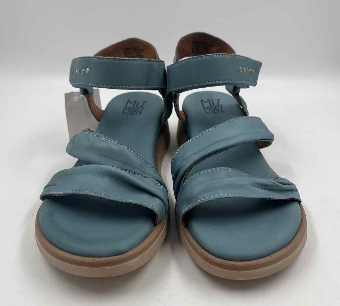 Miz Mooz Women's Shoe Size 8 Blue Solid Sandals