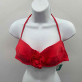 Kate Spade Women's Size L Paprika Solid Swimsuit - Separate