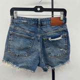 Zara Junior's Size 2 Blue Distressed Shorts