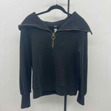 Varley Women's Size XS Black Ribbed Sweatshirt
