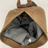 Unbranded Unisex Brown Solid Backpack