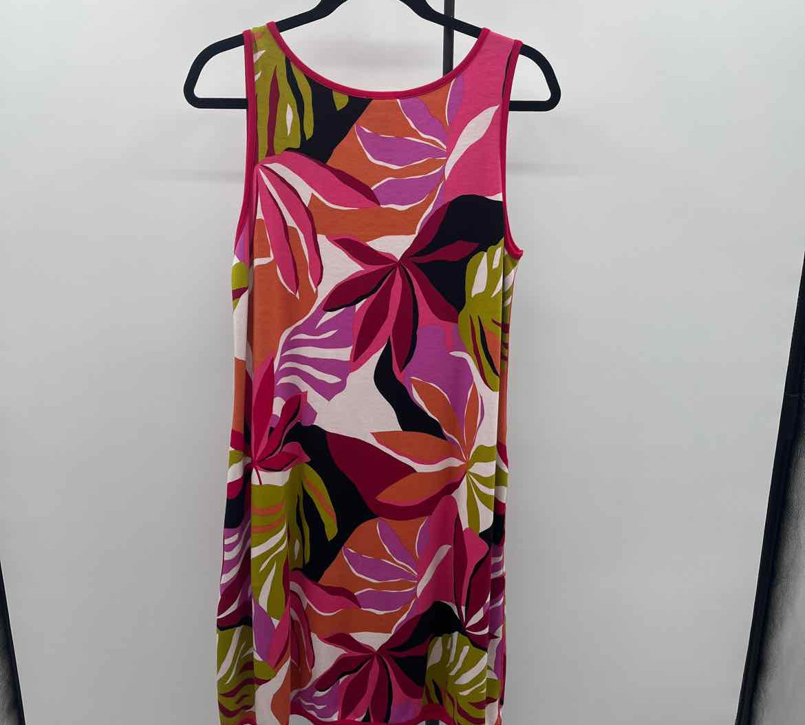 Tribal Jeans Women's Size 10 Fuschia Floral Dress