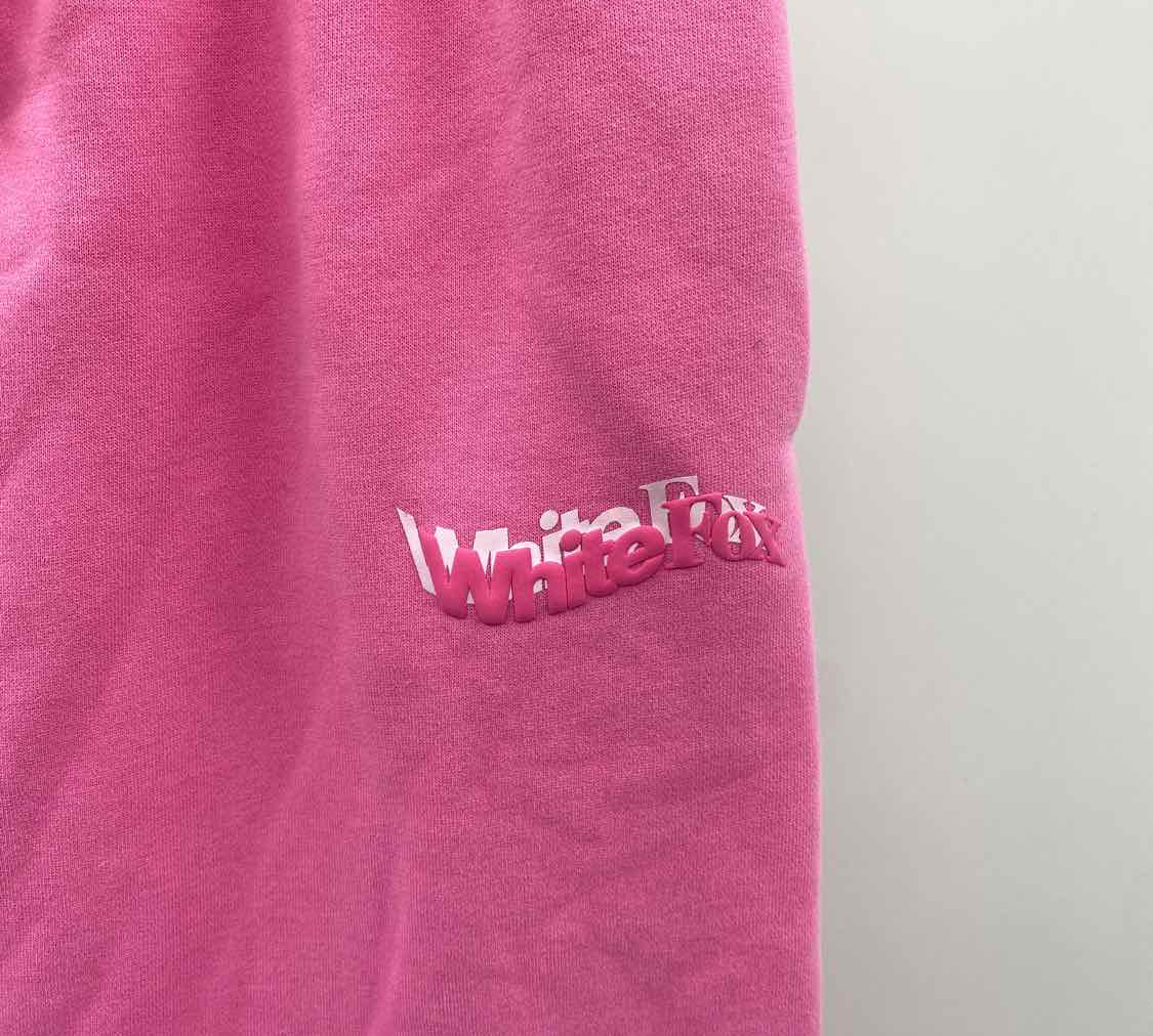 White Fox Junior's Size 6 Pink Solid Sweatpants