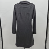 Ellie Kay Women's Size 4 Charcoal Solid Dress