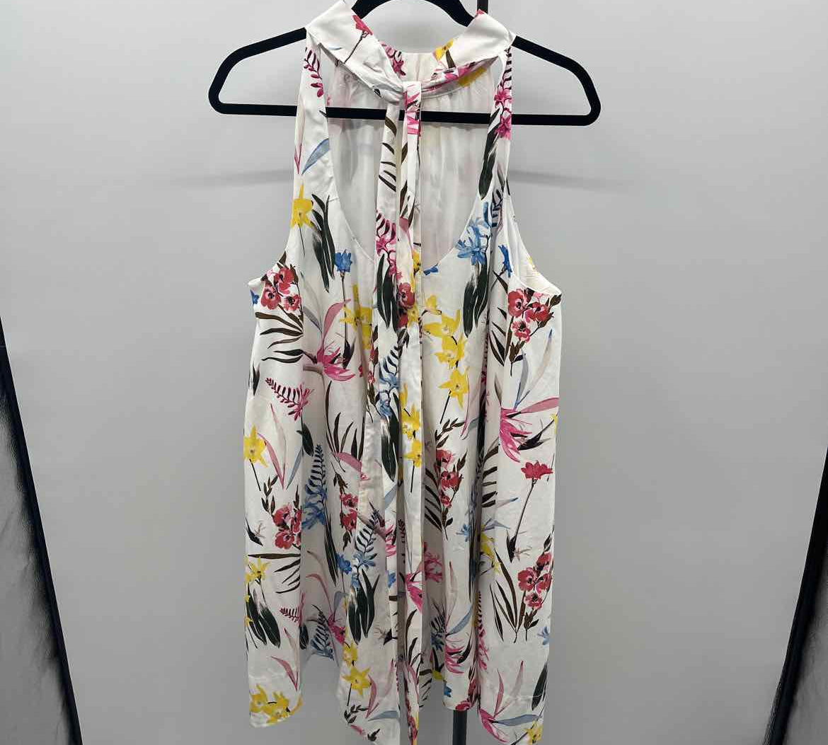 Maeve Junior's Size 14 White Floral Dress
