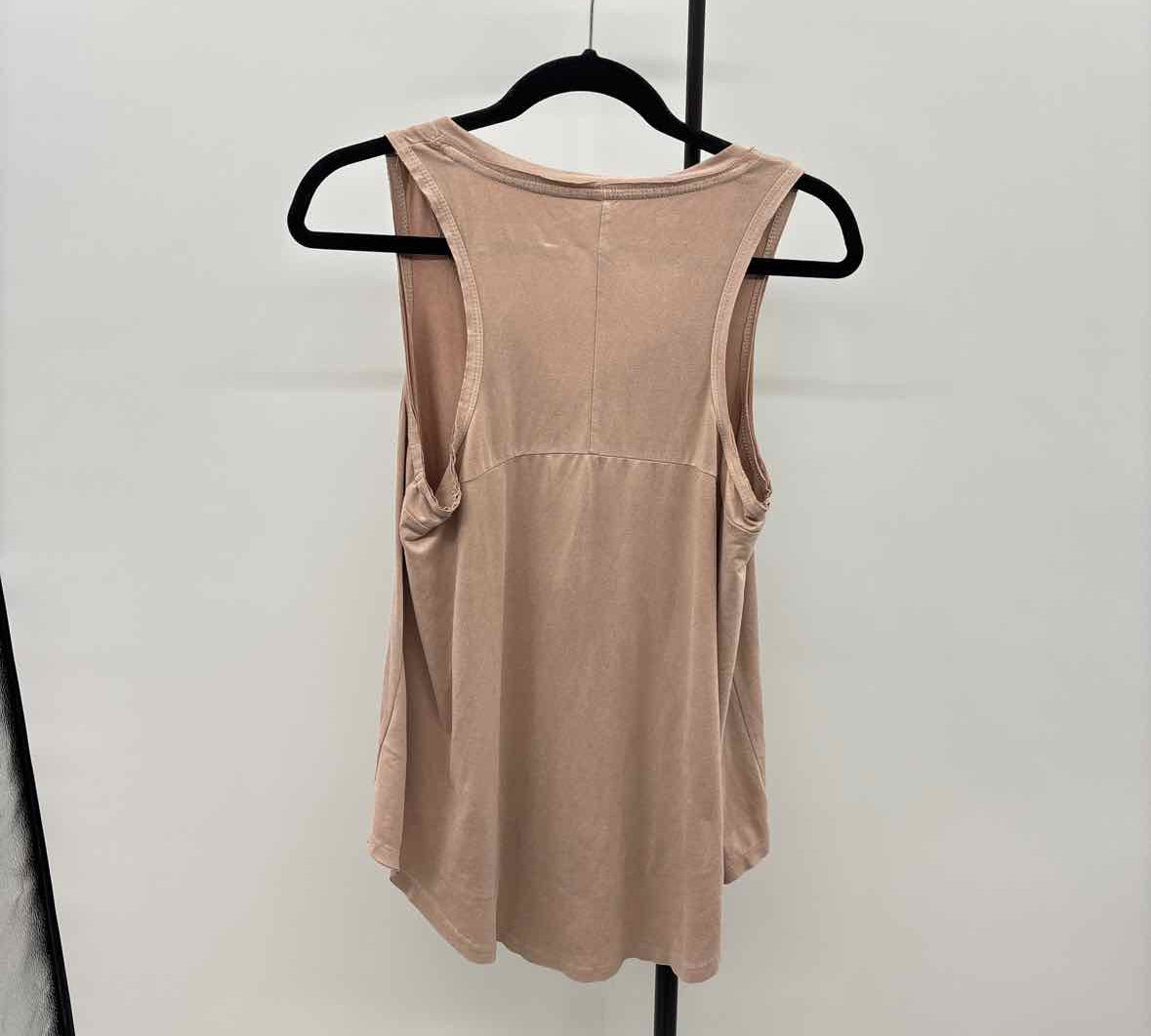 Z Supply Women's Size S Tan Solid Sleeveless Shirt