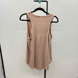 Z Supply Women's Size S Tan Solid Sleeveless Shirt