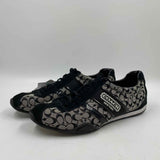 Coach Women's Shoe Size 7.5 Black Signature Sneakers