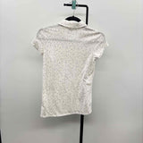 Puma Women's Size XS White Spotted Short Sleeve Shirt