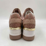 Michael Kors Women's Shoe Size 9 Mauve Logo Sneakers