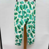J Crew Women's Size 4 Green Leaf Pants