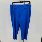 Mack + Liam Women's Size 12 Royal Blue Solid Capris