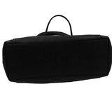 Bottom COACH Black Leather AVA Handled Tote Bag Purse