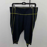 LB Active Women's Size 14 Black Solid Shorts