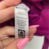 Athleta Women's Size 10 Magenta Solid Leggings
