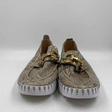 Ilse Jacobsen Women's Shoe Size 10 Taupe Textured Casual Shoes