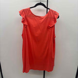 Ninexis Women's Size 3X coral Solid Sleeveless Shirt