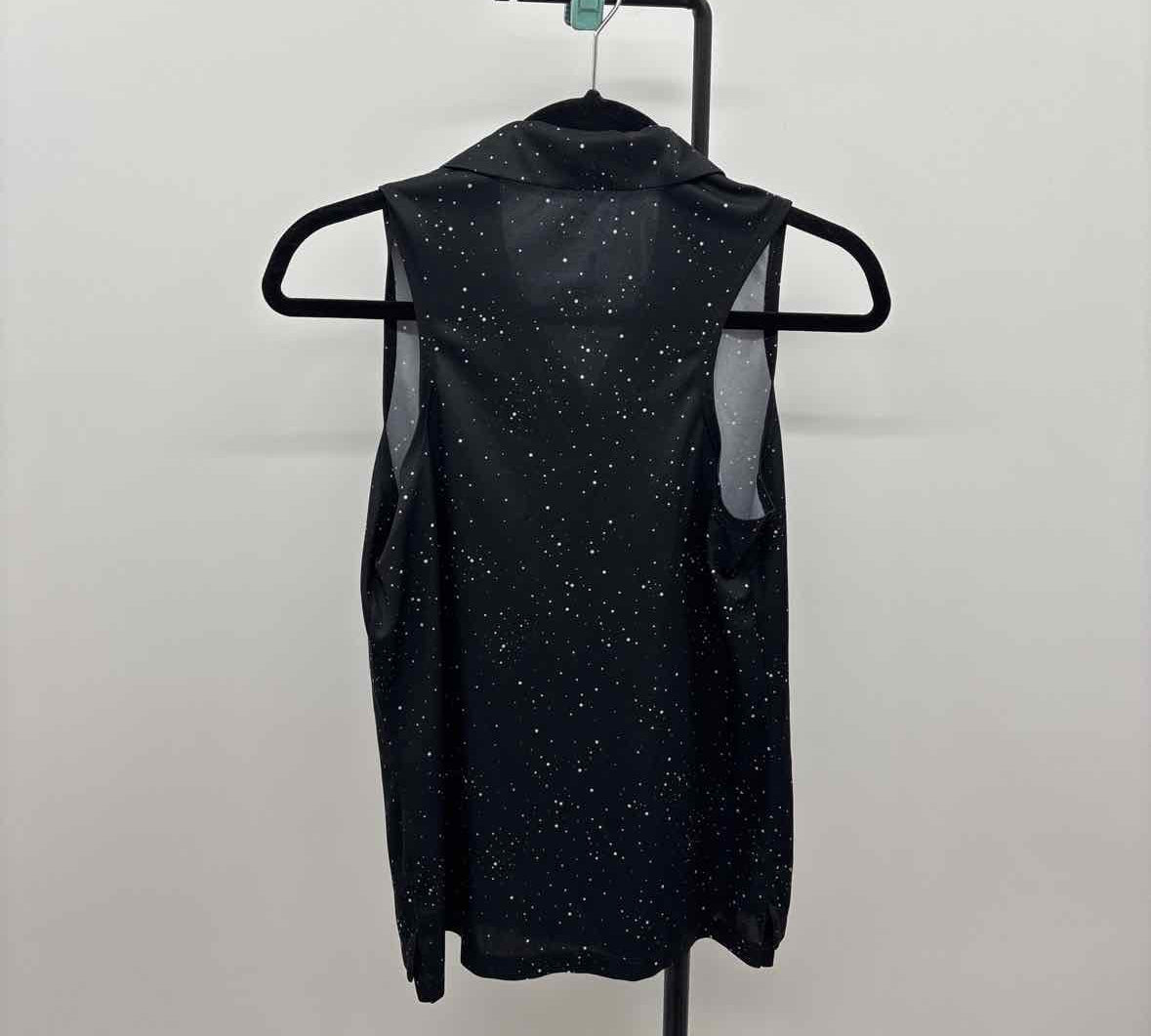Nike Women's Size S Black dotted Sleeveless Shirt