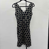 H & M Women's Size 6 Black Circles Dress